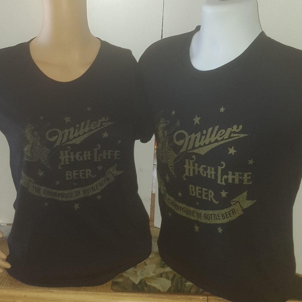 New Miller High Life t-shirts men&woman's many sz